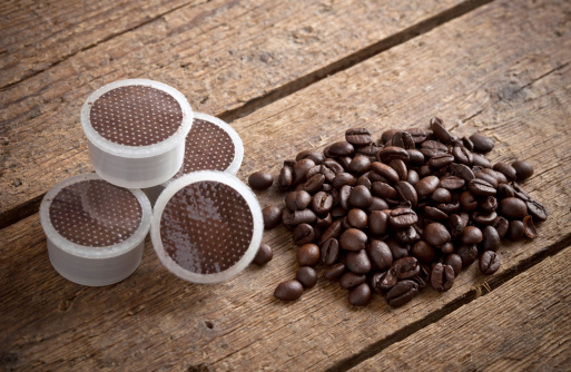 Compostable or recyclable coffee capsule types