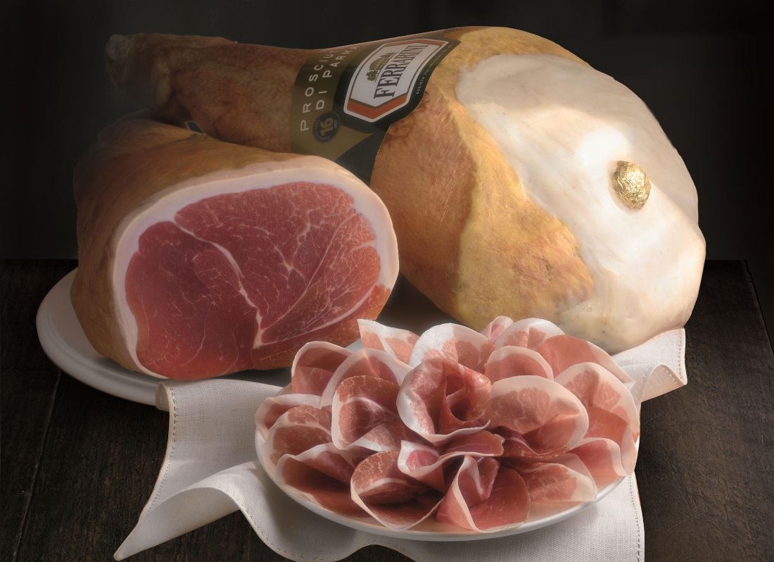 Ferrarini's aged dry-cured hams: quality, supply chain control and assortment for international markets