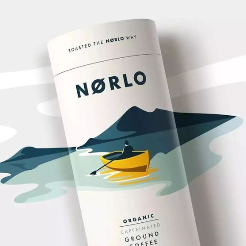 food packaging and design: minimalismo. Example 2
