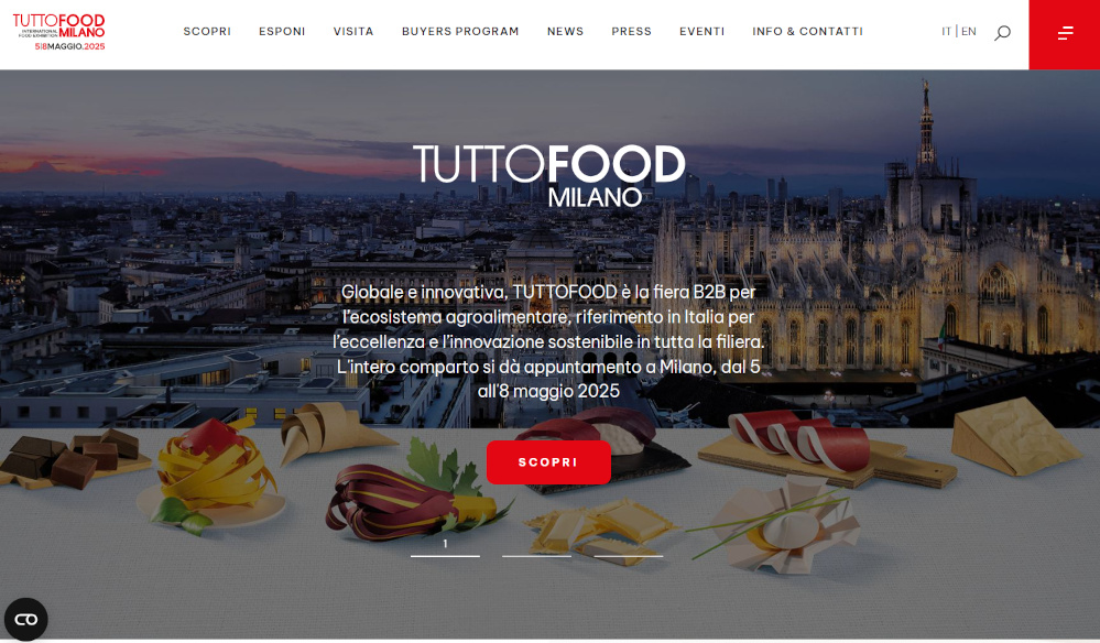 Visit the TUTTOFOOD 2025 website